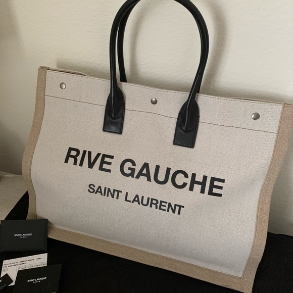 💔SOLD💔 AUTH SAINT LAURENT NOE CABAS LATGE TOTE - Picture 2 of 8